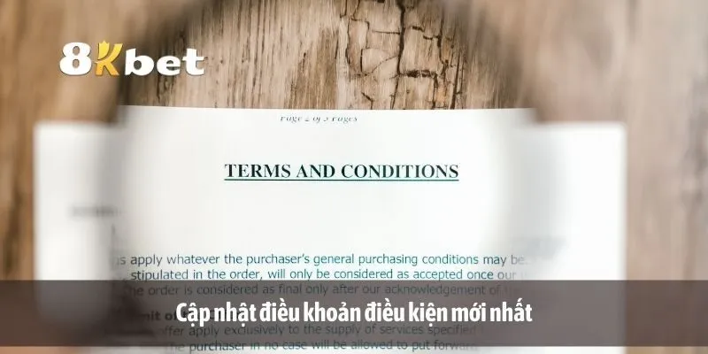 Cập nhật điều khoản điều kiện mới nhất