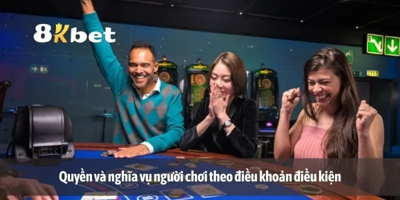 Quyền và nghĩa vụ người chơi theo điều khoản điều kiện 