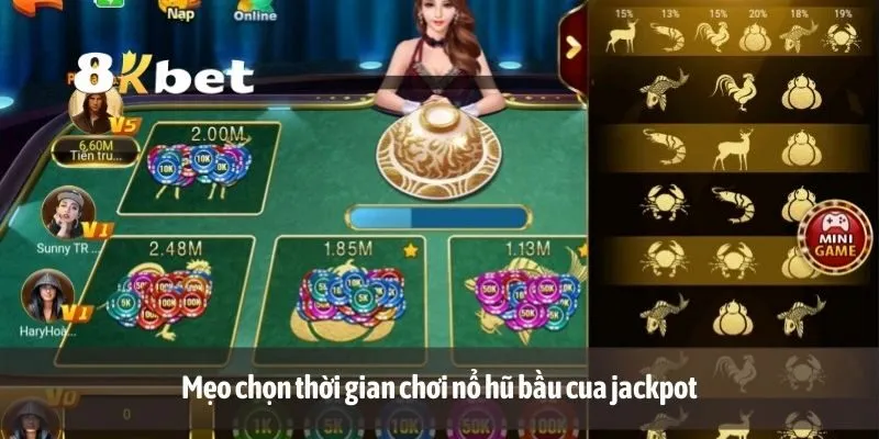 Mẹo chọn thời gian chơi nổ hũ bầu cua jackpot
